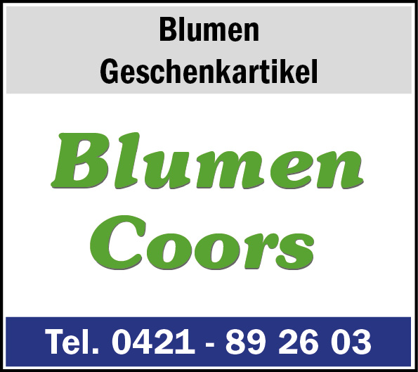 Blumen_Coors Blumen, Geschenkartikel Blumen Coors